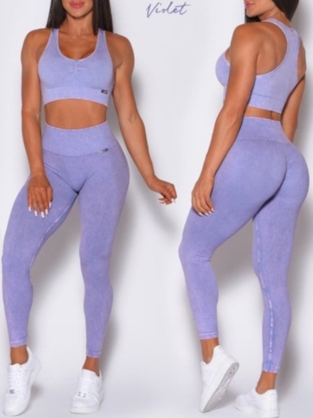 Bombshell Spoetswear Seamless Mineral Seamless Legging Size XS Stardust Violet